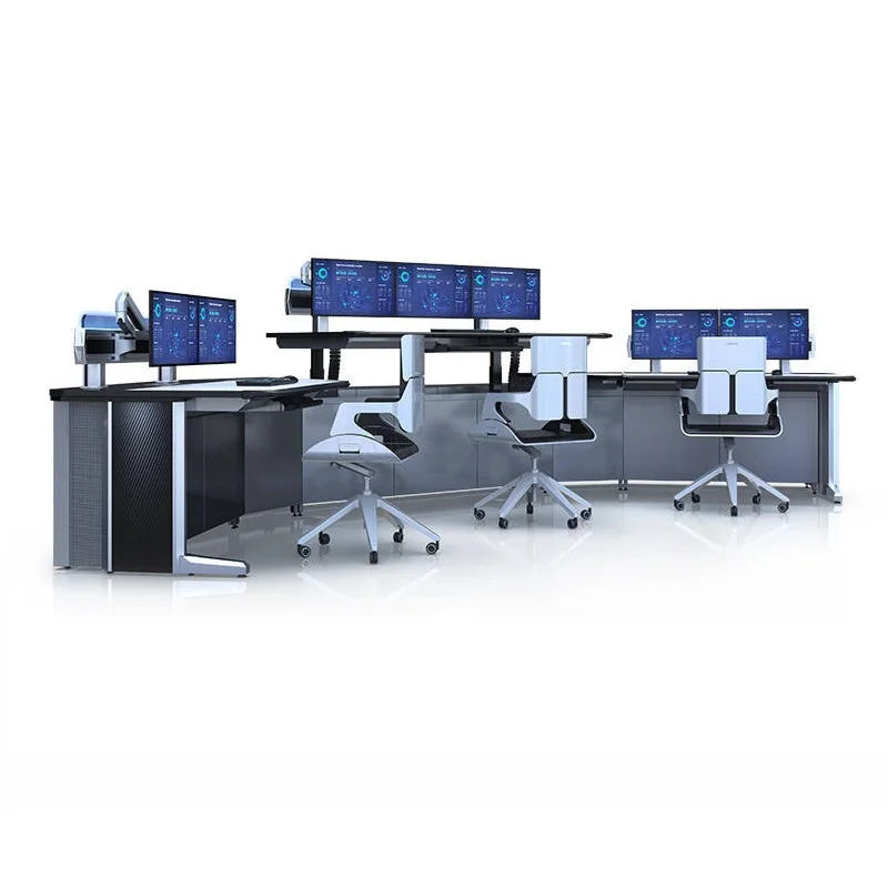 High Quality Control And Command Center Soc Control Room Console Curved Control Room Console