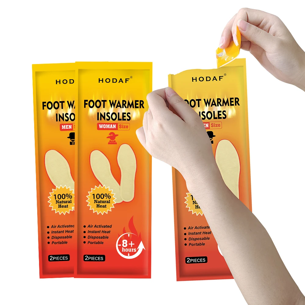 Beat The Cold And Enhance The Circulation Self-Heating Disposable Foot Warmer Insoles