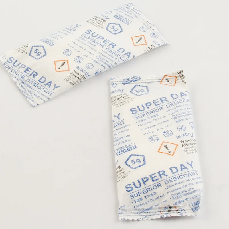 5g Salt Desiccant CaCl2 Eco-sustainable Desiccant Bag/1Bag=10pcs
