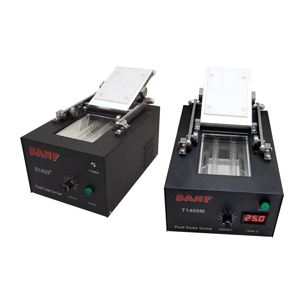 Big small BANY photosensitive flash stamp machine for logo custom rubber ink stamp maker