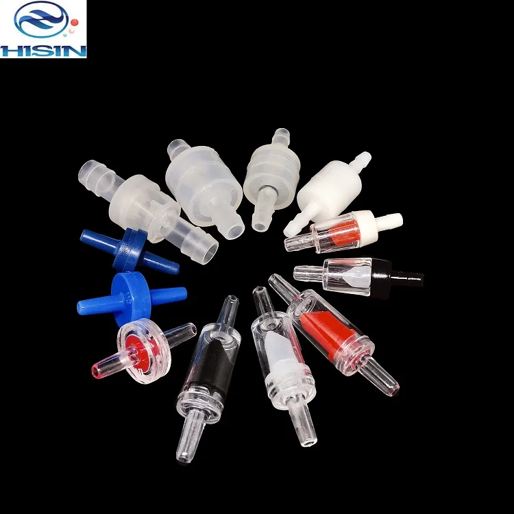 HiSin  Non return one way air small plastic mini valve aquarium