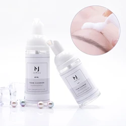 Jomay eyelash shampoo private label eyelash shampoo brush lash foam cleanser custom logo