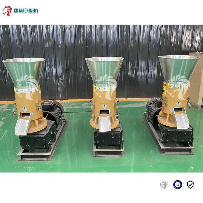 2024 new high-efficiency grass pellet making machine biomass pellet machine, equipped with reliable engine and PLC