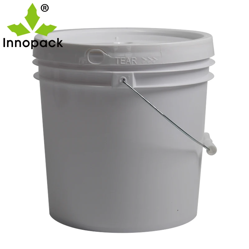
2 gallon plastic paint bucket with lid plastic pails for coating 