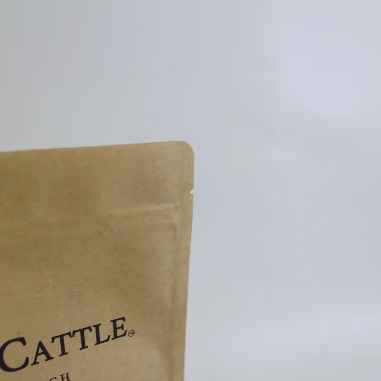 Logo custom printed on both sides pouch food grade kraft paper snack bag with window