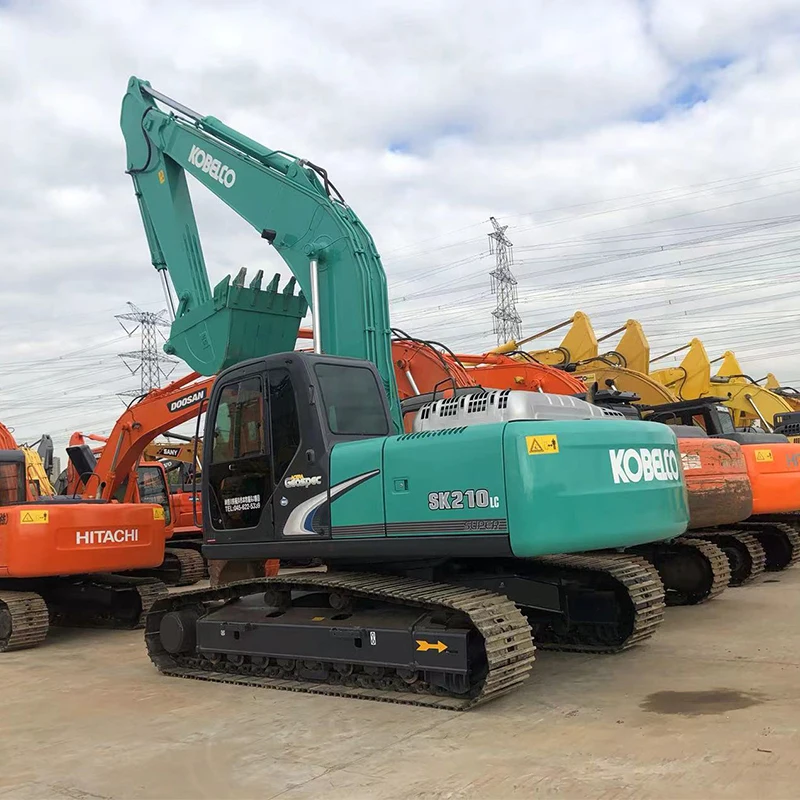Б/у экскаватор KOBELCO SK210 21ton продажа экскаваторов в Шанхае