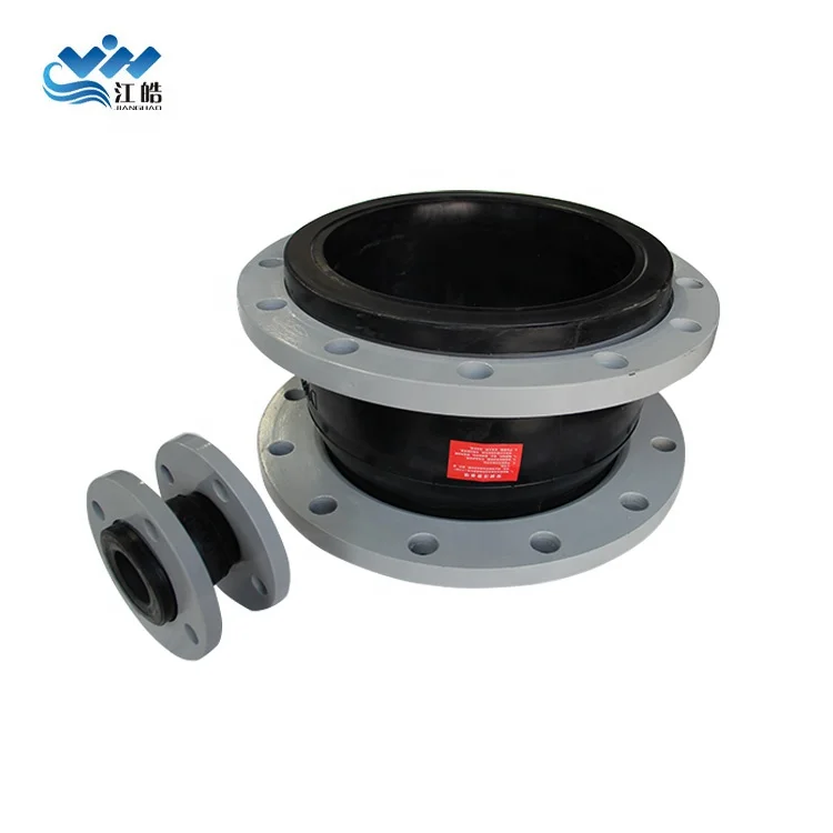 rubber expansion joint threaded union for pipeline