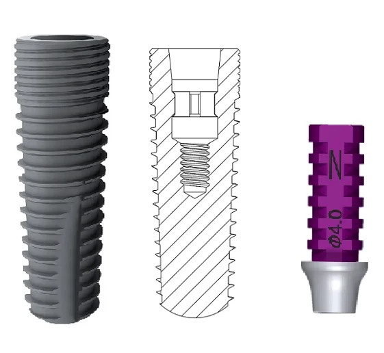 Титановые временные винты CAD CAM Ti с ЧПУ