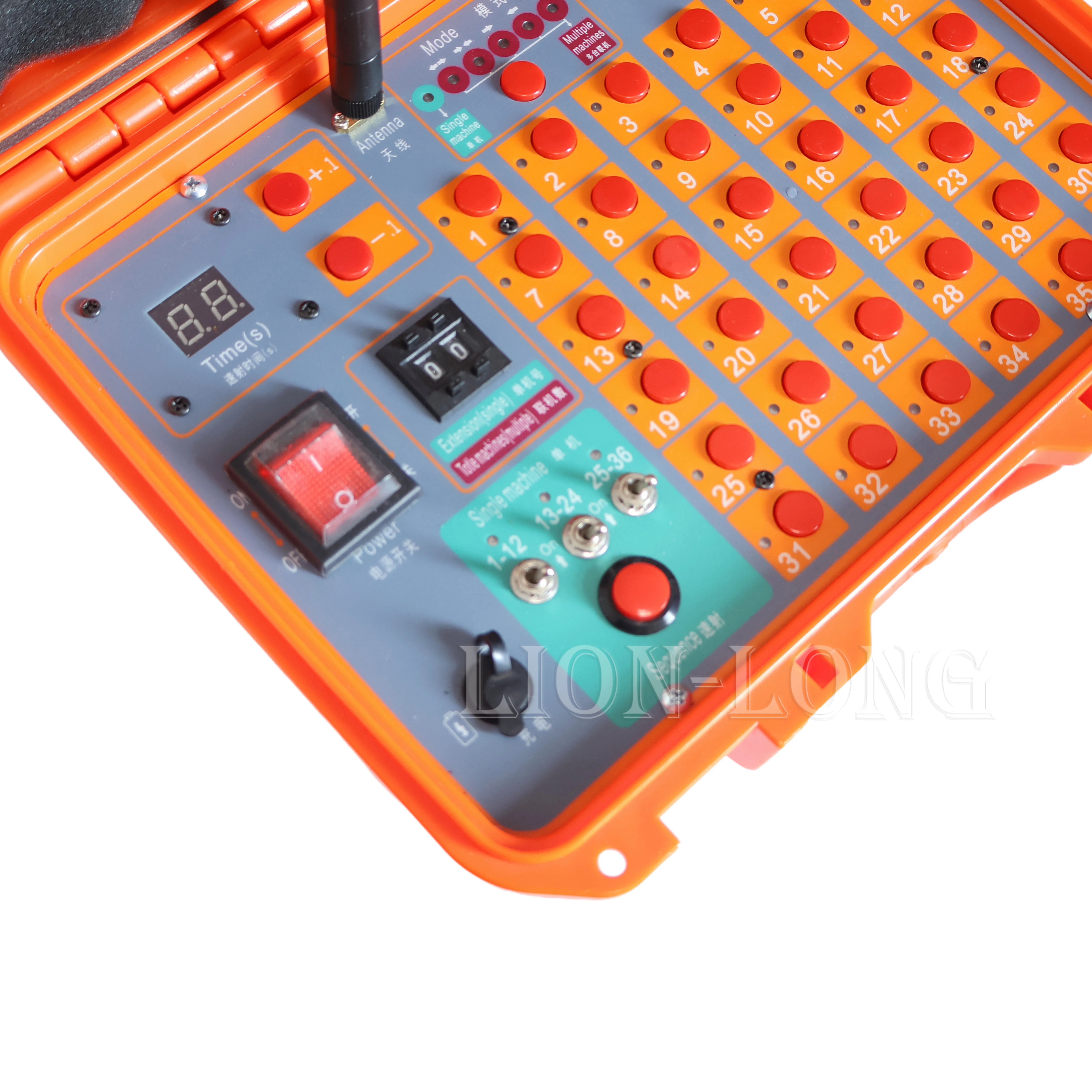 Ultra-High Capacity 288 Cues Firework Firing System for Pyrotechnic Displays and Festivals