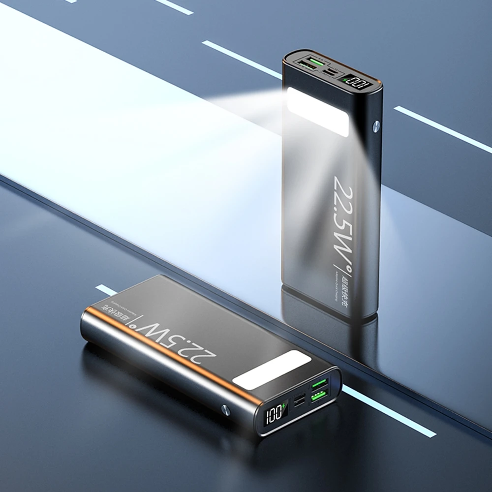Wholsell manufacture metal 20000mah power bank quick charge 3. PD 22.5w power bank power banks 30000mah