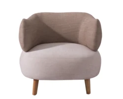 Nisco Living Room Furniture Lounge chair with solid wood legs