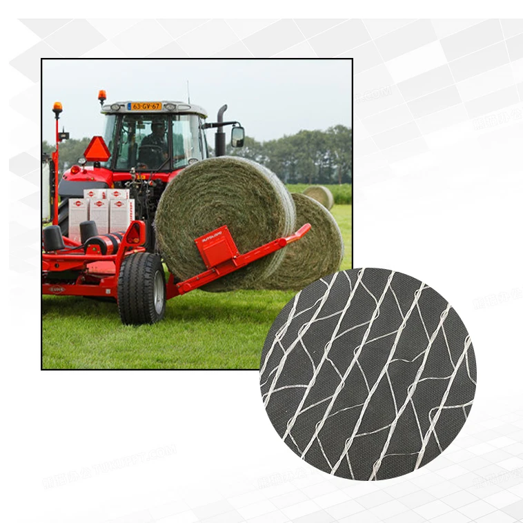 Customizable Strapping Grass Network Biodegradable Bale Wrap Net Firewood Pallet Netting