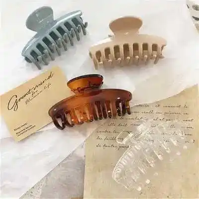 Big Barrette Crab Hair Claws Bath Hair Claw Ponytail Clip Large Hair Clamps Claw Clip Fashion Clip for Women