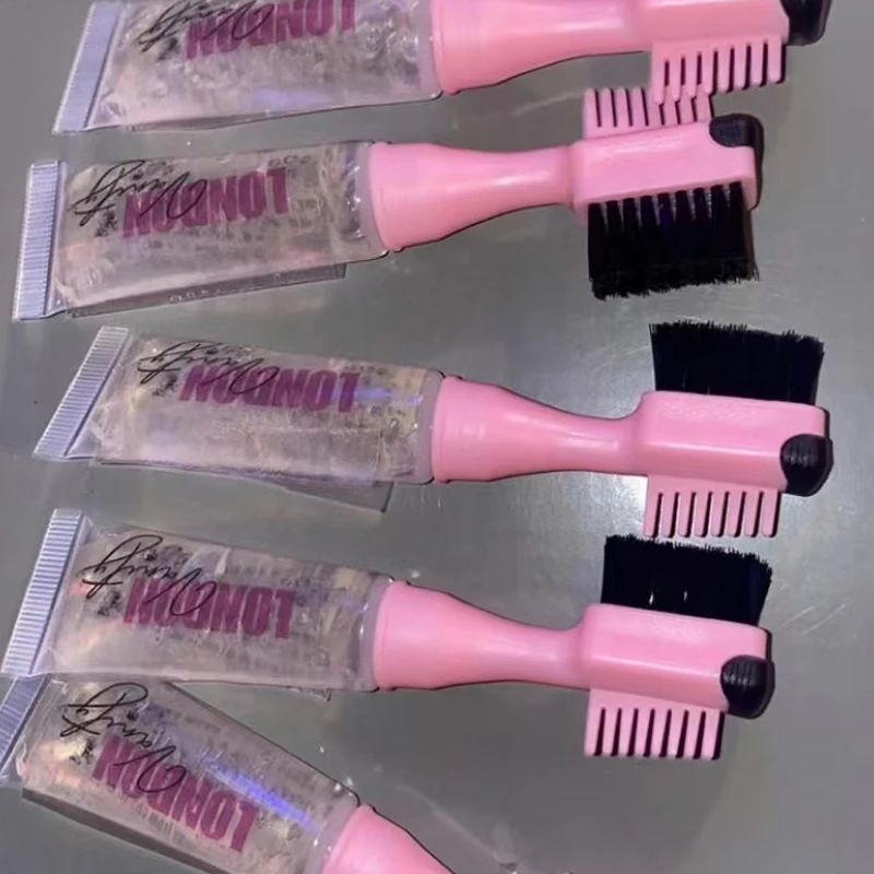 Baby Hair Edges Brush for Black Women 3 In 1 Baby Hair Inyou Pro Waterproof Quick Edge Control Brush with Gel for Baby Hair