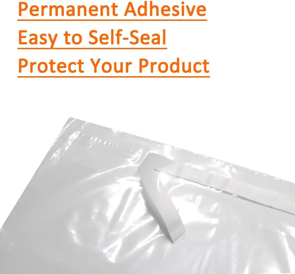 Suffocation Warning self seal clear poly bags with suffocation warning for packaging