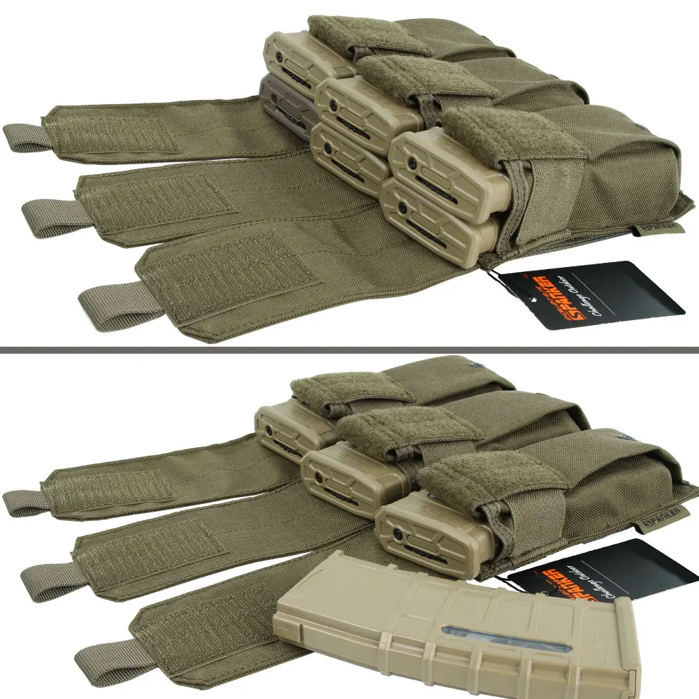 Тактическое снаряжение MOLLE Тройная сумка