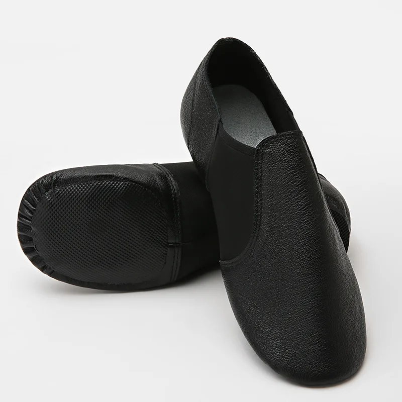 Girls Adult Dance Jazz Dance Ballet Indoor Anti slip Soft Sole Breathable High Quality Cowhide Teacher Shaped Shoes