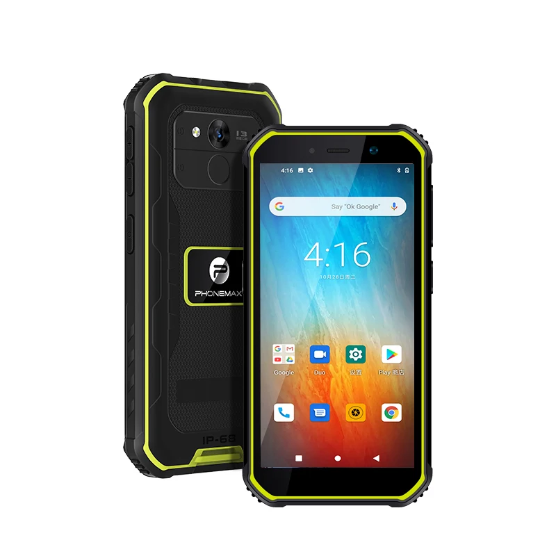 Phonemax IP68 водонепроницаемый ударопрочный Прочный смартфон android 5100 мАч 5 дюйма 4gLTE rugge сотовый