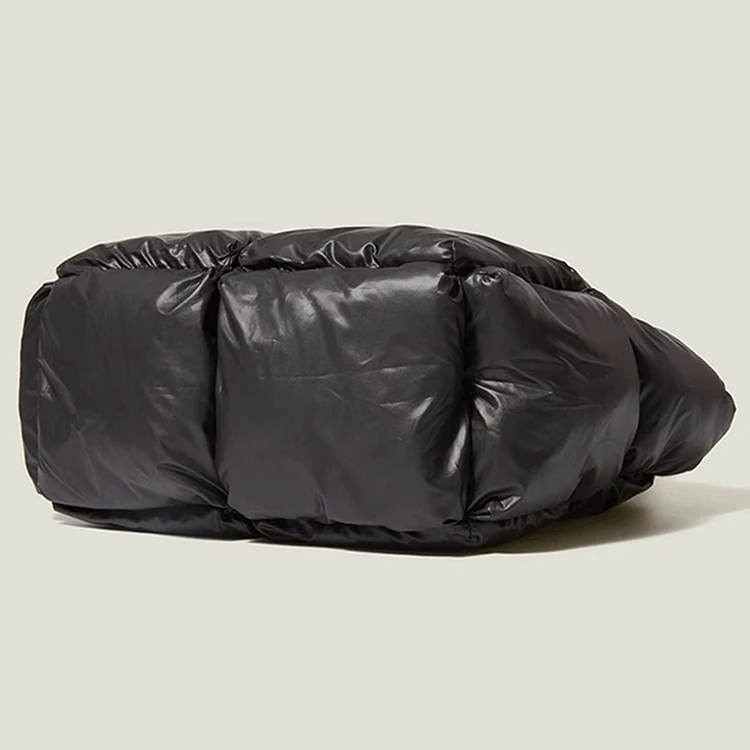 customazible Ladies Luxury Fashion Puff Cotton Winter big oversized Shoulder women Handbags large puffer tote bag quilted