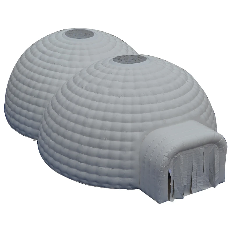 
 Гигантская белая надувная купольная палатка для свадебной вечеринки  