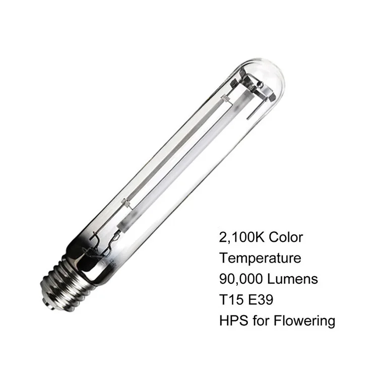 600W HPS Grow Light Bulb Dual Spectrum HPS Grow Lamp for Flower Hydroponics and greenhouse
