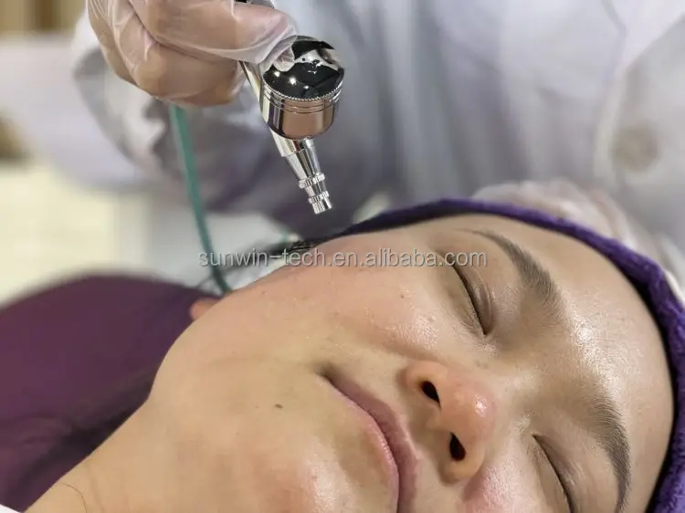 Кислородный спрей для лица инъекция струи омоложение кожи o2 derm маска терапия Oxigen купольный кислородный купол