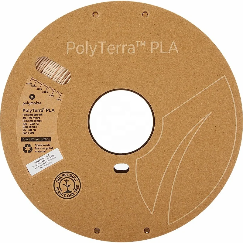 Professional Manufacture Custom 1.75mm / 2.85mm 1 KG  Polymaker PolyTerra PLA 3D Printing Filament