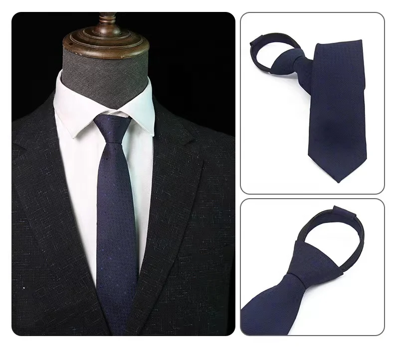 Custom Popular fancy design wholesale microfiber classic vertical stripe necktie 100% polyester school uniform black ties