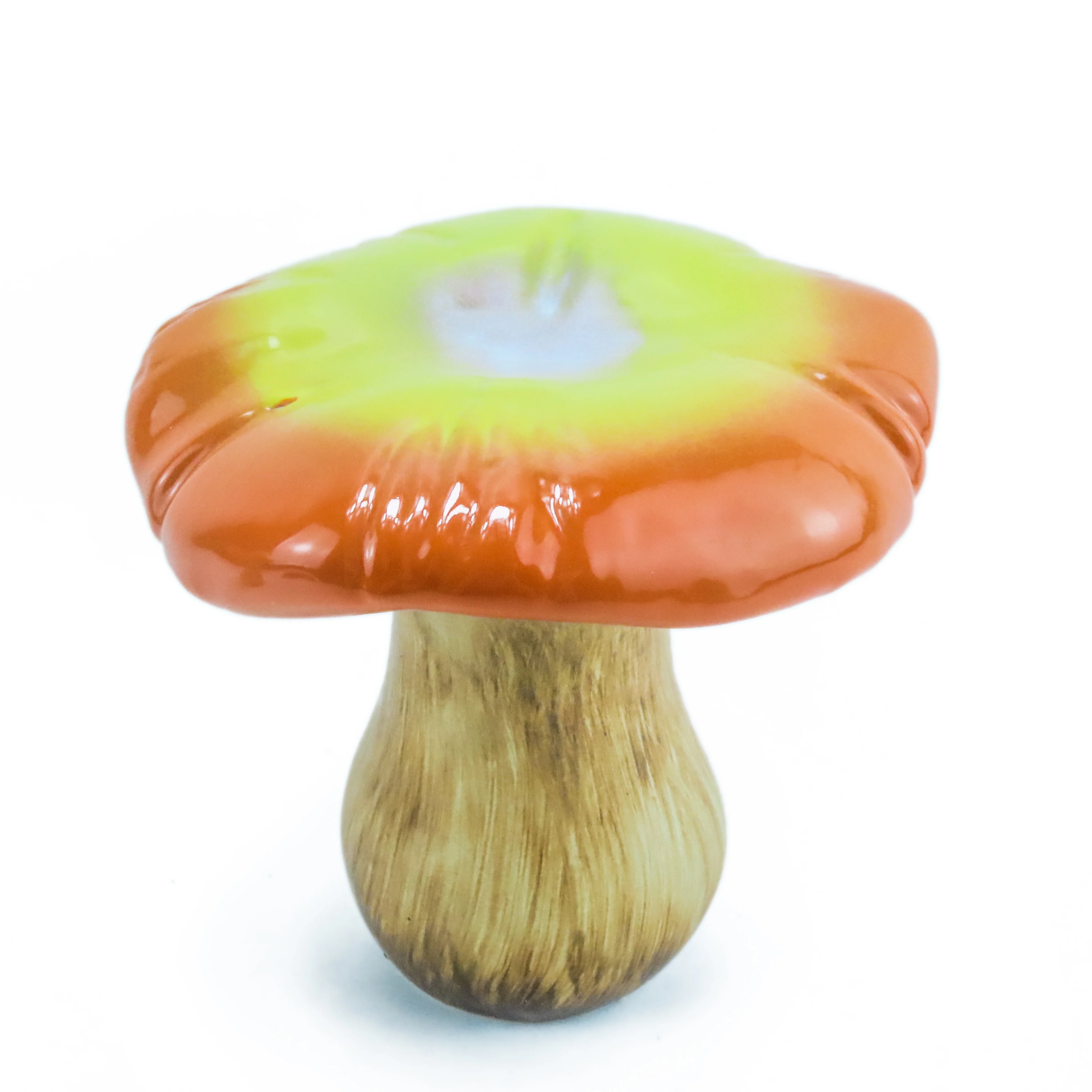 Large Ceramic Pottery Mushrooms Models Figurines Ornaments Garden Decor