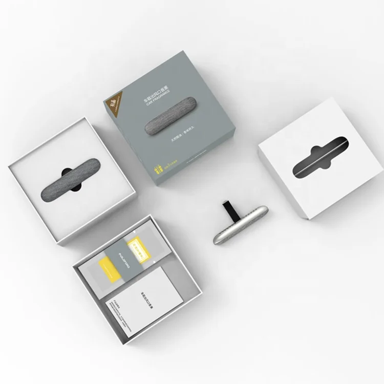 
2019 Hot Car - mounted air purifier anionic aromatherapy air freshener clip car fragrance 