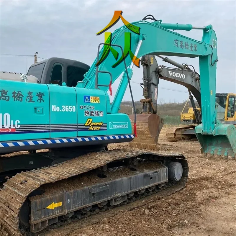 21-тонный подержанный экскаватор гидравлический Kobelco Sk210 подержанная ручная Инженерная техника