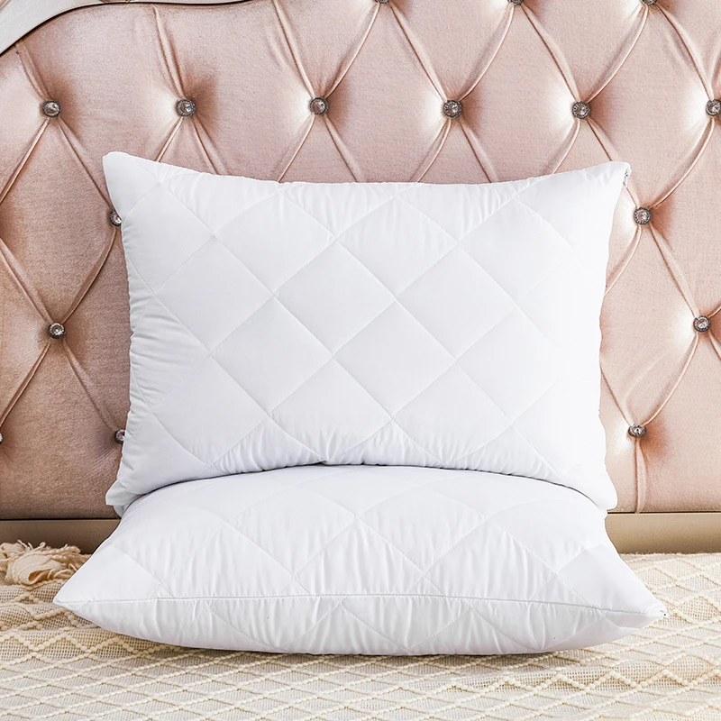 100% Waterproof Pillow Protector With Zipper Closure Zipped Quilted Pillow Cases