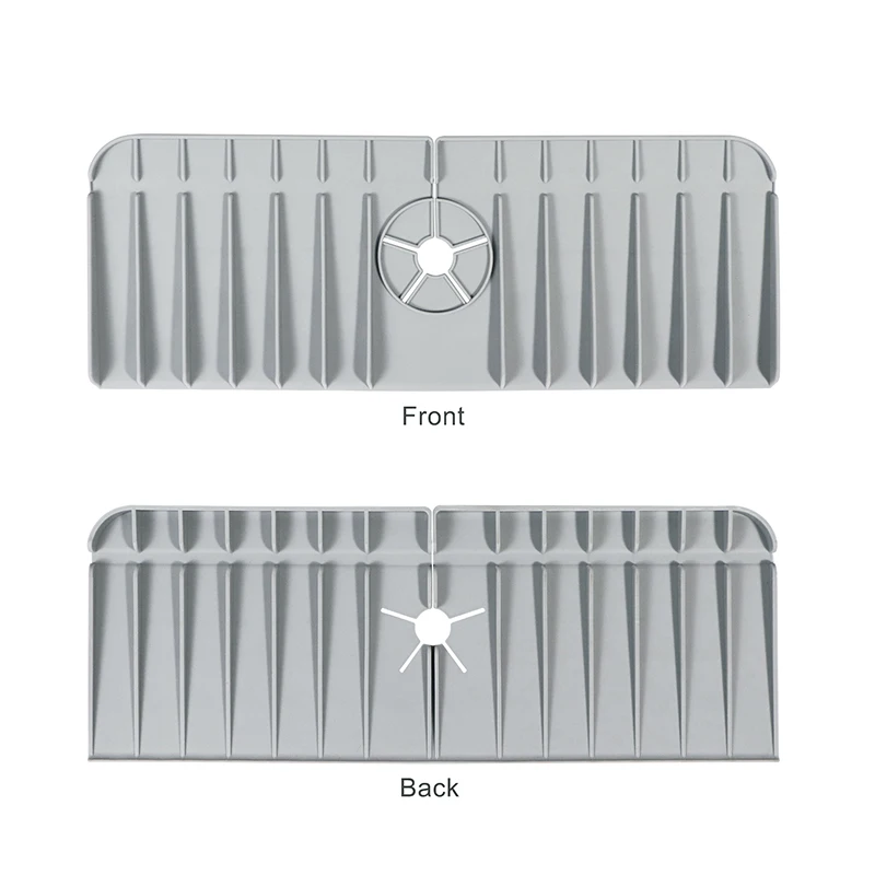 Wholesale Customized Silicone Deflector Under The Faucet Sink Water Splash Guard Faucet Splash Catcher Silicone Faucet Mat