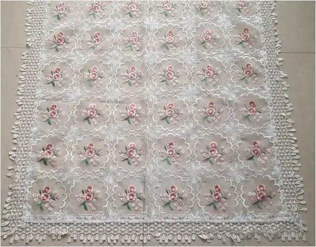Machine Made Lace Table Cloth