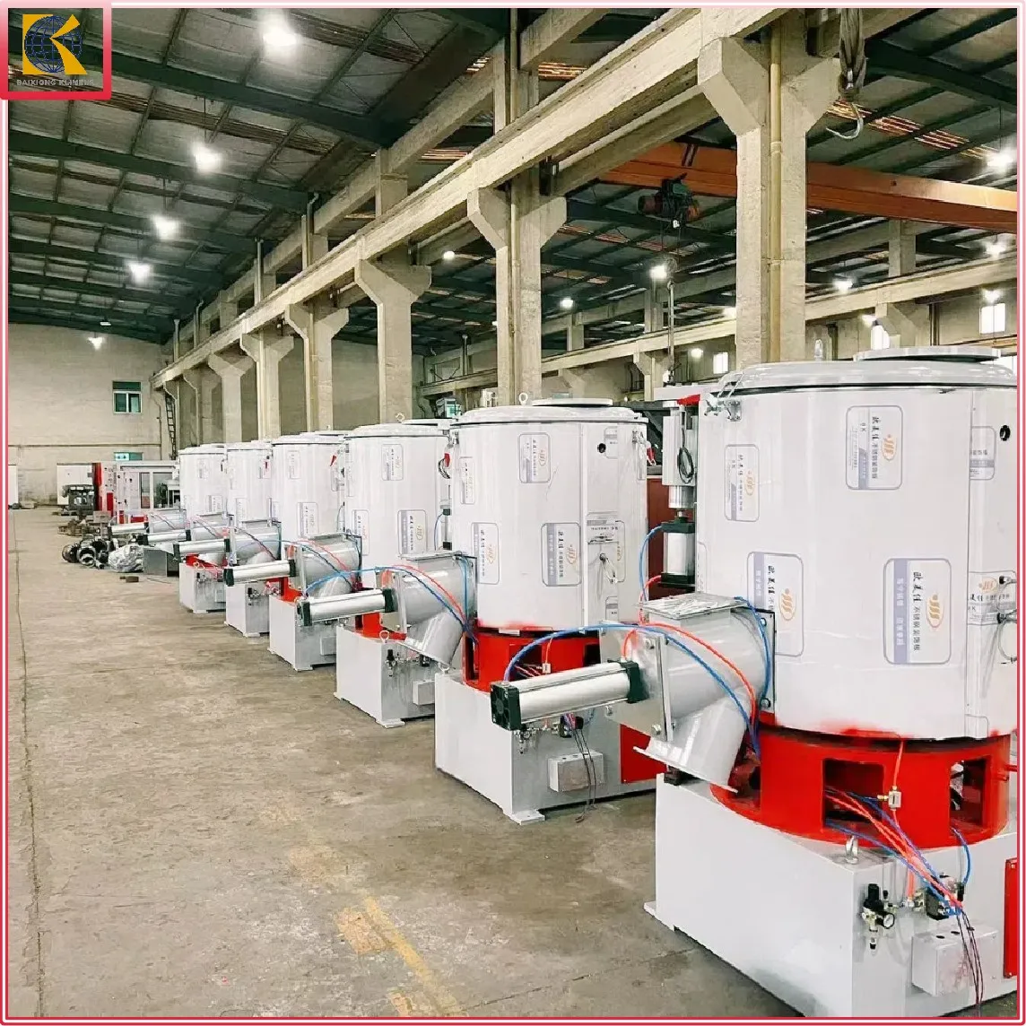 High Speed Plastic Granules Mixer Machine SHR Series With Advanced Technology Easy Operation Safety And Reliability