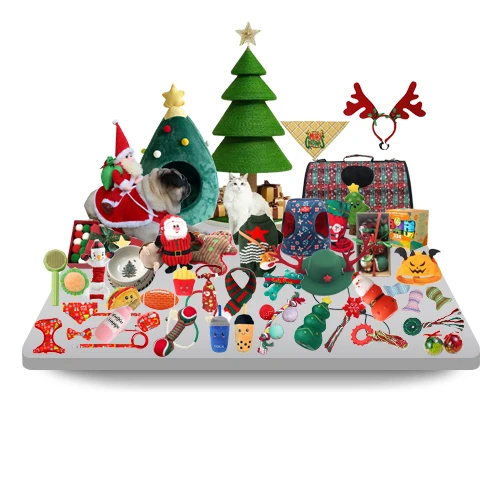 Новый Рождественский домик для кошек зимний теплый домашних животных дом ручной работы товары кровать плюшевого питомца