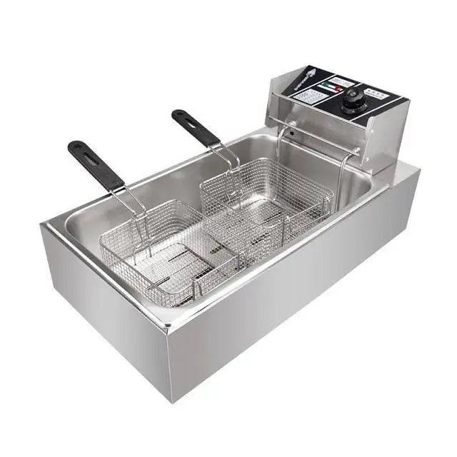 Factory Price Lpg Fryer Machine,Stainless Steel Tempura Table Top Gas Deep Fryer