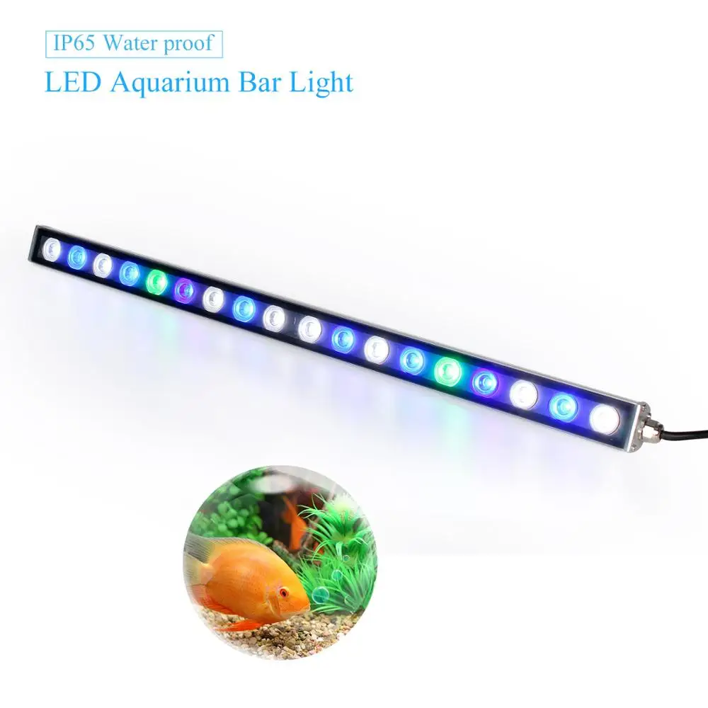 OEM/ODM White Blue Green UV Aquarium LED Lighting Bars for Coral Reef Tank Light