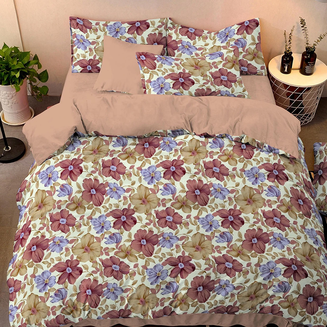 Cheap and Top Quality Factory Disperse Print 100% Polyester Bedsheet Fabric