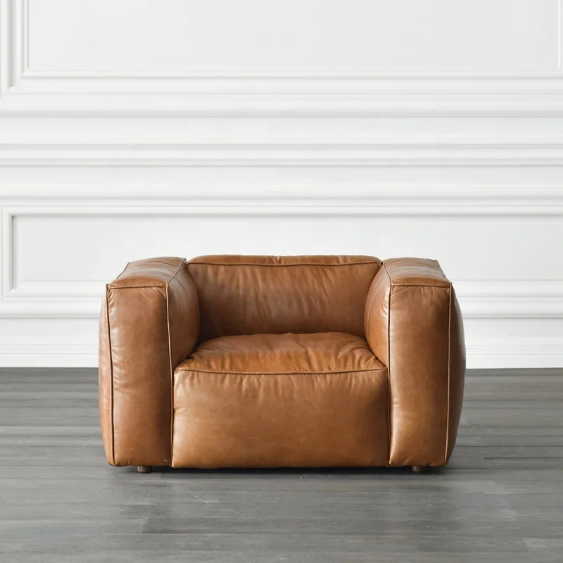 Modern I-Shaped Upholstered Couch Soft and Comfortable 3 Seater Leather Sofa Fast Delivery for Living Room Chaise Lounge