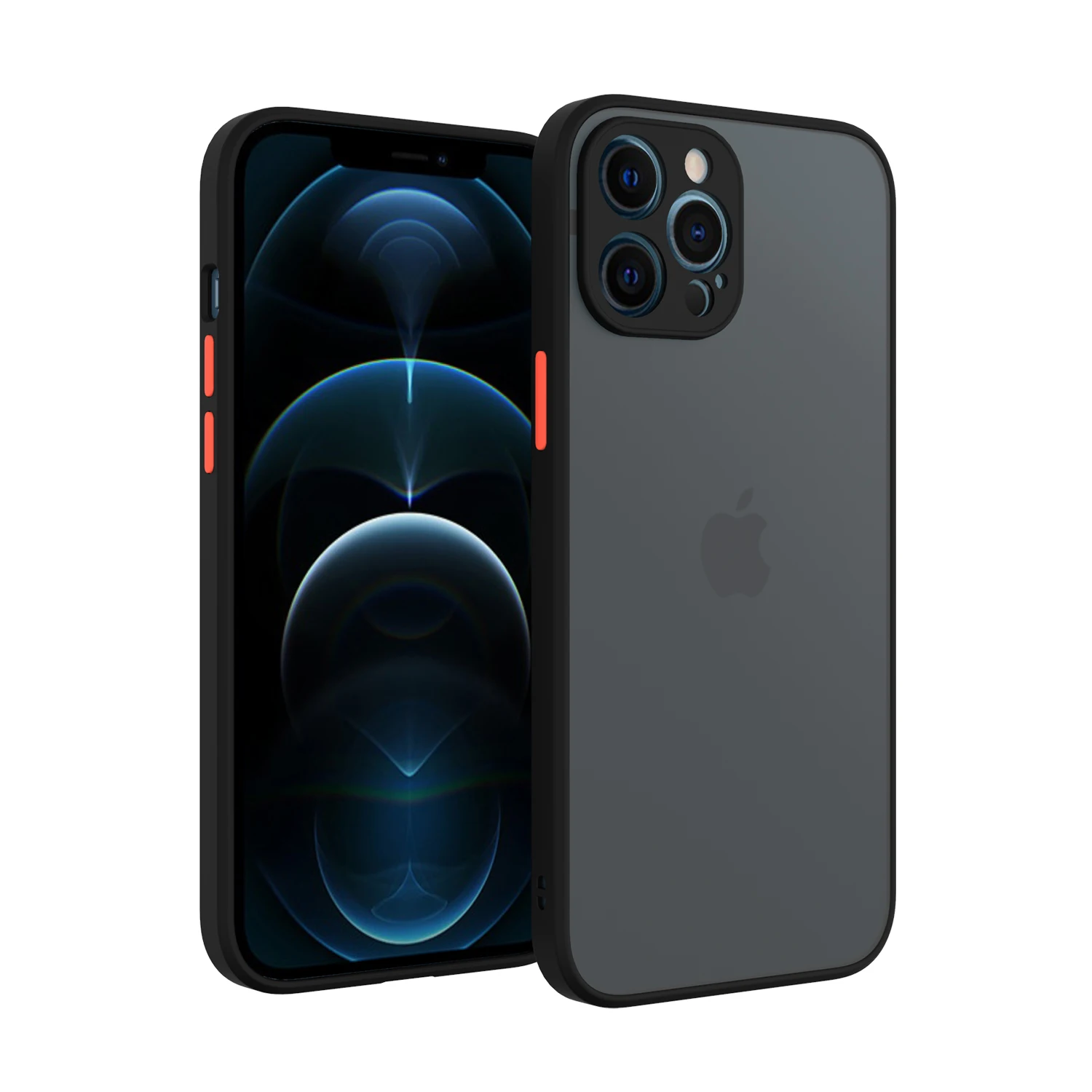 Smoke Matte Mobile Cover For iPhone 6 7 8 Plus SE3 Hard Phone Case For 13 12 Mini 11 Pro  X/XS Cover With Camera