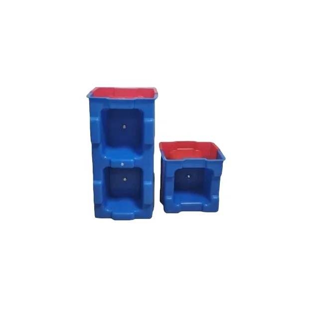 RF Hot Sale Plastic Cement Interlock Concrete Brick Mould Hollow Interlocking Blocks Molds for
