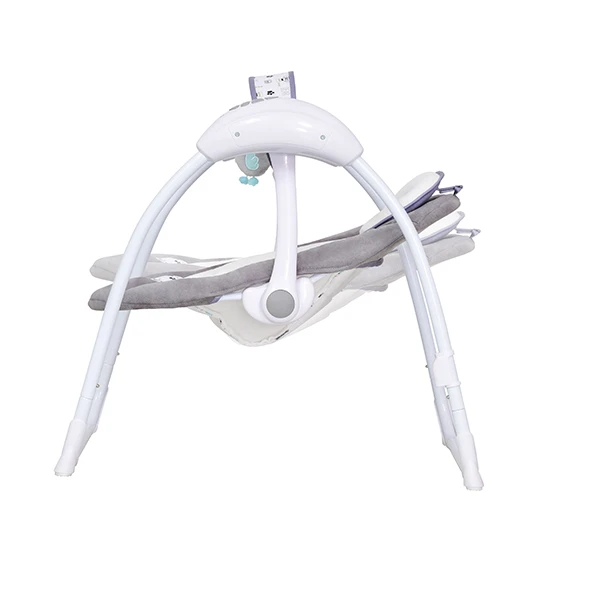 European Standard Wholesale Multi Functional Electric Baby High Swing Chair for Baby Feeding Pink Green Nice White