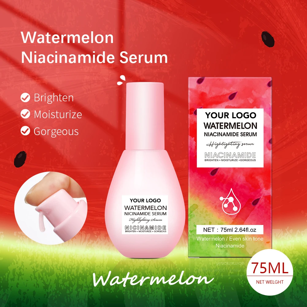 face glowing whitening Brightening watermelon niacinamide serum