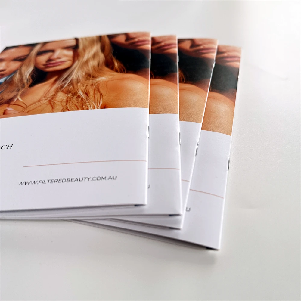 High Quality Custom Advertising Brochure Leaflet Printing With Saddle Stitching Instructions Manual Booklet Flyer Printing