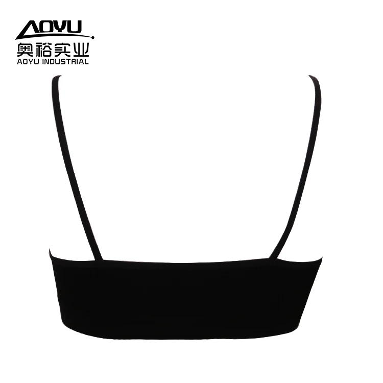 New Arrival Fitness Yoga Running Cropped Top Children Sports Wear Gym Solid Tank Tops Athletic Bras Young Girls Sports Bra