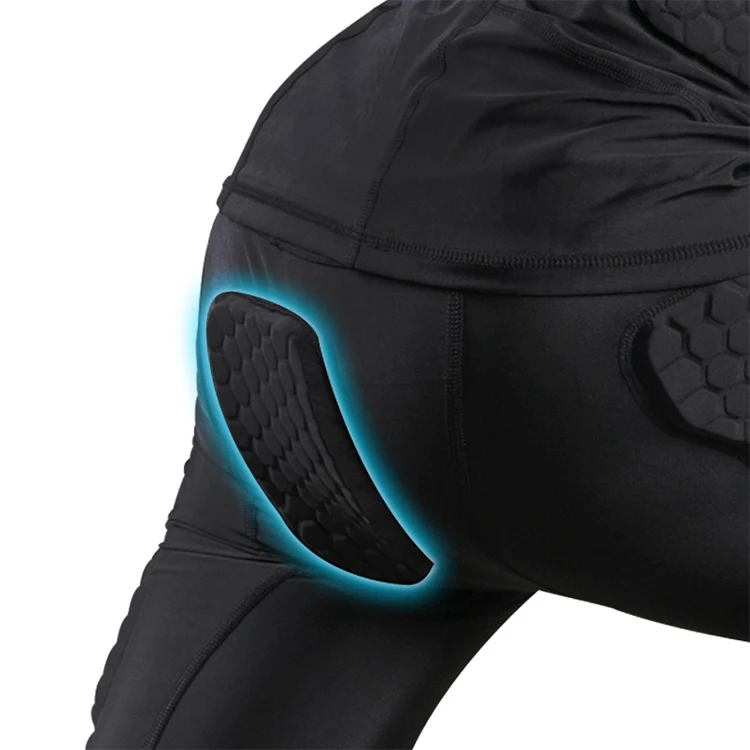 Factory Direct Supply Sports Mens Baseball Anti Collision Shorts Lycra Honeycomb Anti-collision Knee Pants With Wholesale Price
