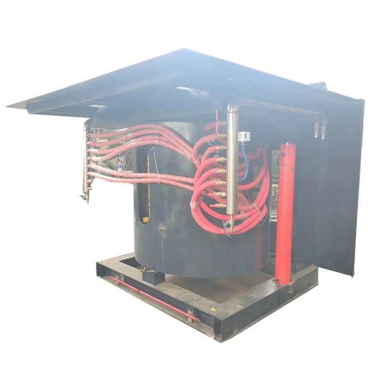 500kg Mixed Hertz alloy melting induction stirring melting furnace