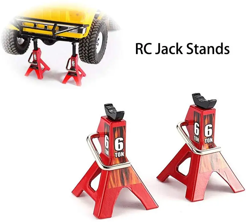 Fozen  Hobby RC Car Jack Stand Accessories 3 Ton Tool for 1/10 RC Crawler Truck TRX-4 Trx4 Axial SCX10 Wraith Gelande