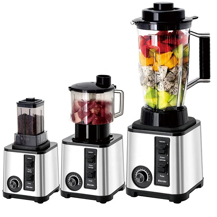 Wholesale 1L 3L Heavy Duty Blender Electric Fruit Juicer Smoothies Maker Stainless Steel Blender Machine